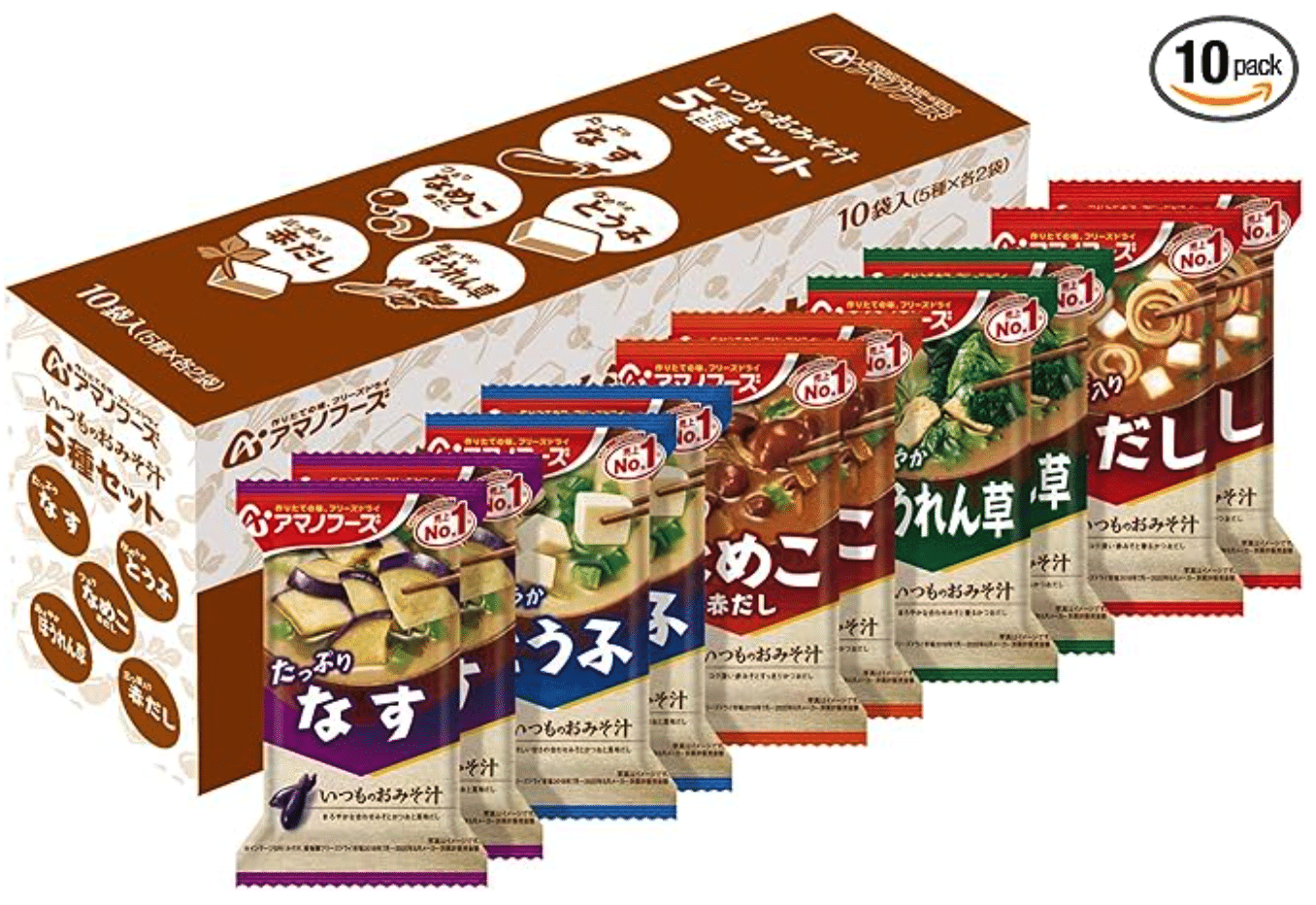 アマノフーズ いつものおみそ汁 5種セット